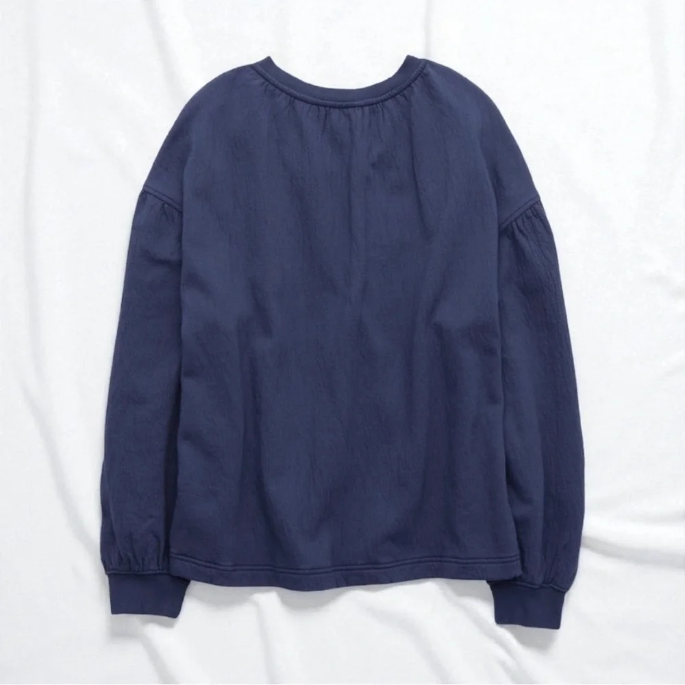 Aerie sweatshirt. Easy street pullover. New. Xl. Blue - Picture 5 of 6